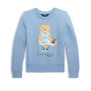 Polo Bear Big Girls fleece sweater
